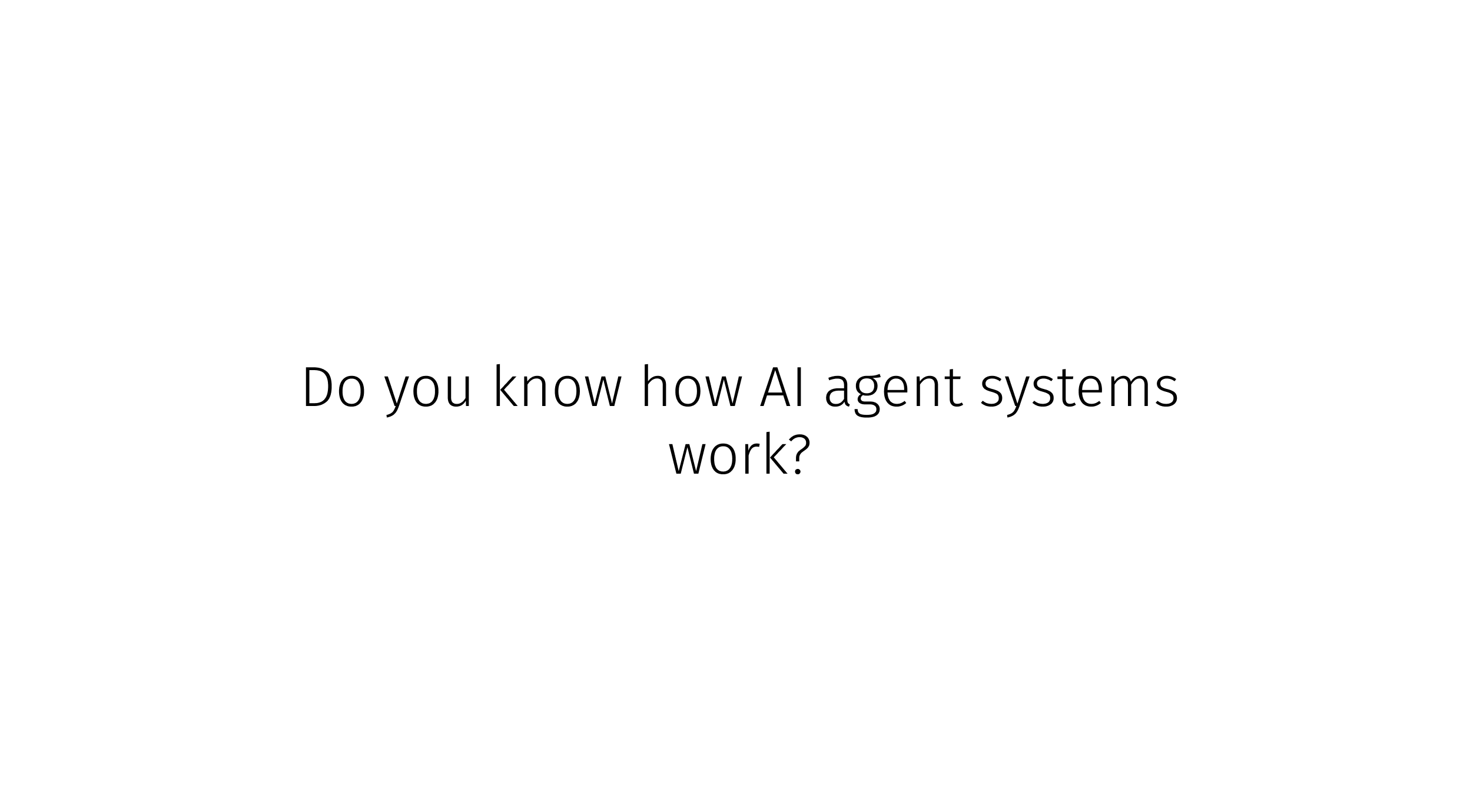 Explanation of AI Agents